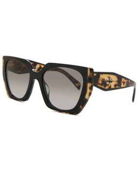 NEW PRADA PR 15WS 3890A7 Black / Medium Tortoise Sunglasses